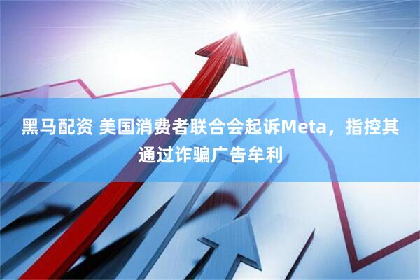黑马配资 美国消费者联合会起诉Meta，指控其通过诈骗广告牟利