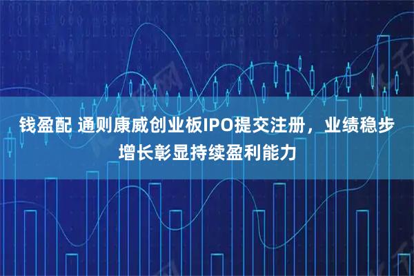 钱盈配 通则康威创业板IPO提交注册，业绩稳步增长彰显持续盈利能力